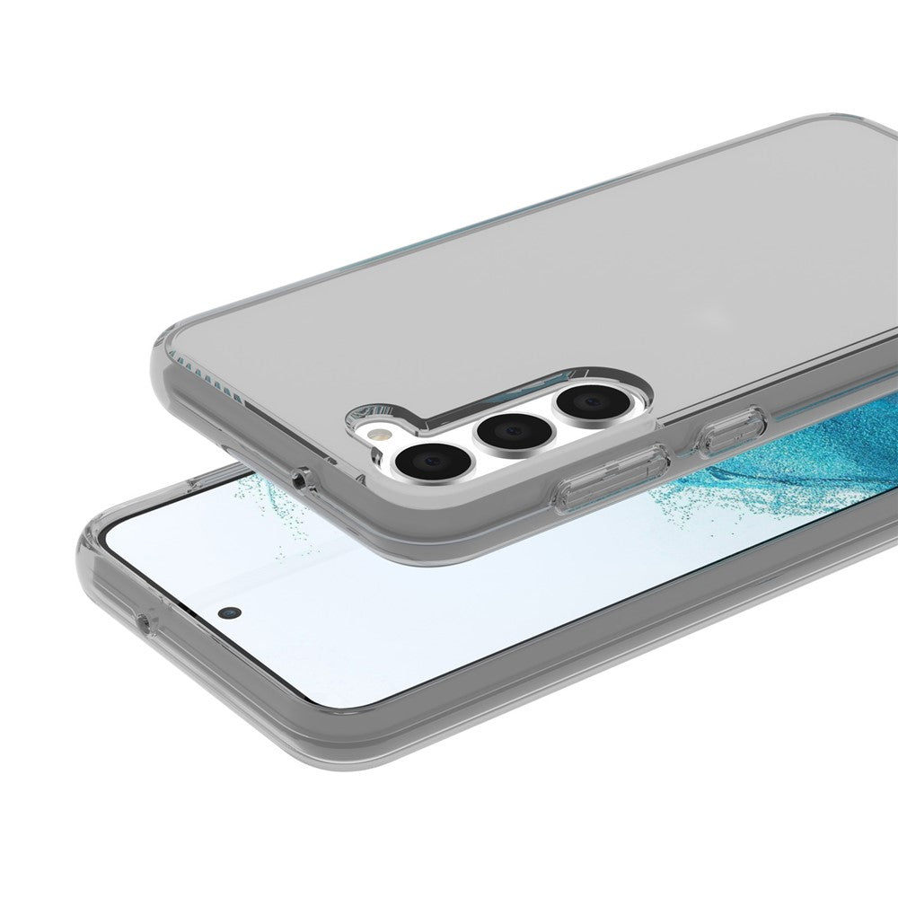 For Samsung Galaxy S23+ Transparent Phone Case Anti-Scratch TPU + PC Protective Phone Back Cover
