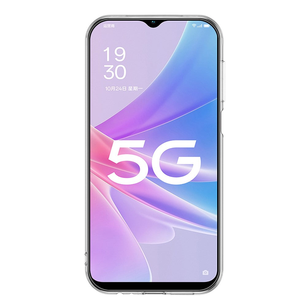 MOFI Series for Oppo A58 5G Transparent Phone Case Drop-proof Soft TPU Protective Back Cover