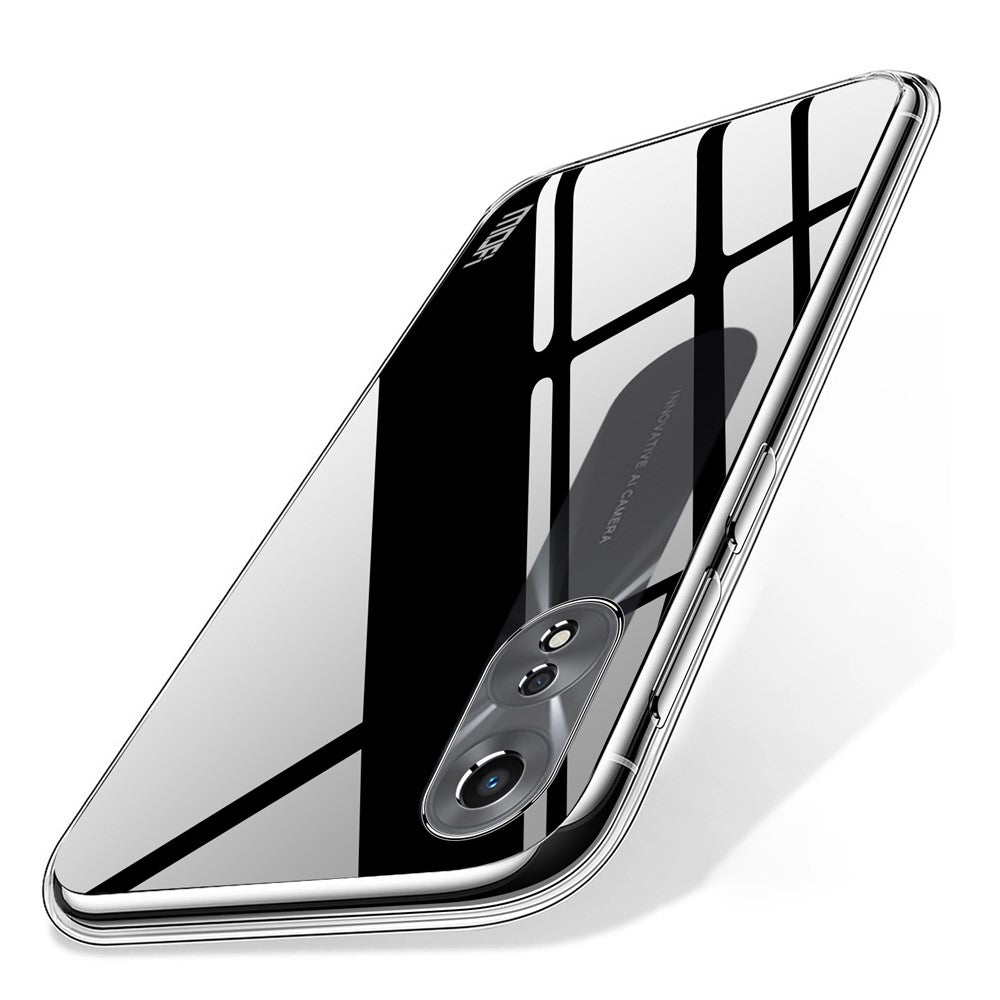 MOFI Series for Oppo A58 5G Transparent Phone Case Drop-proof Soft TPU Protective Back Cover