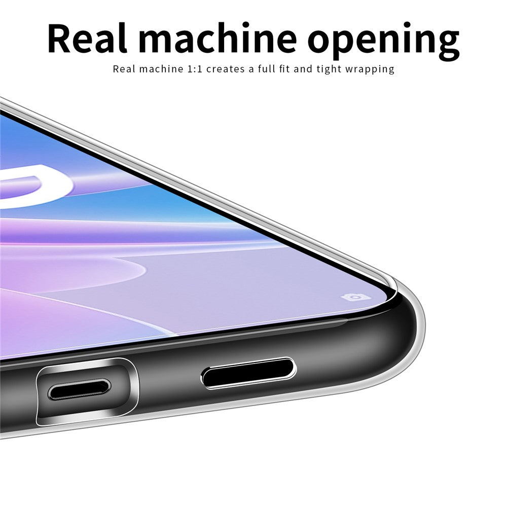 MOFI Series for Oppo A58 5G Transparent Phone Case Drop-proof Soft TPU Protective Back Cover