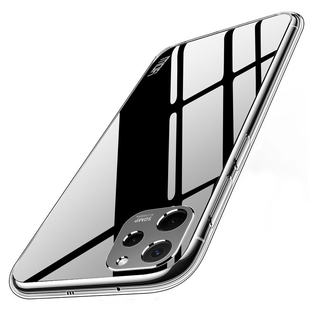 MOFI Crystal Clear Case for Huawei nova Y61 4G Protective Phone Shell Anti-Fall Shockproof TPU Cover