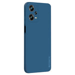 PINWUYO til Xiaomi Redmi Note 12 Pro 5G, PU-læderetui med stativ og tegnebog samt rem, præcise udskæringer, smalt TPU-etui med faldsikring