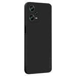 PINWUYO til Xiaomi Redmi Note 12 Pro 5G, PU-læderetui med stativ og tegnebog samt rem, præcise udskæringer, smalt TPU-etui med faldsikring