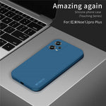 PINWUYO För Xiaomi Redmi Note 12 Pro+ 5G Precisa utskärningar TPU-skal Fallsäkert mjukt fiberflockande skyddsfodral