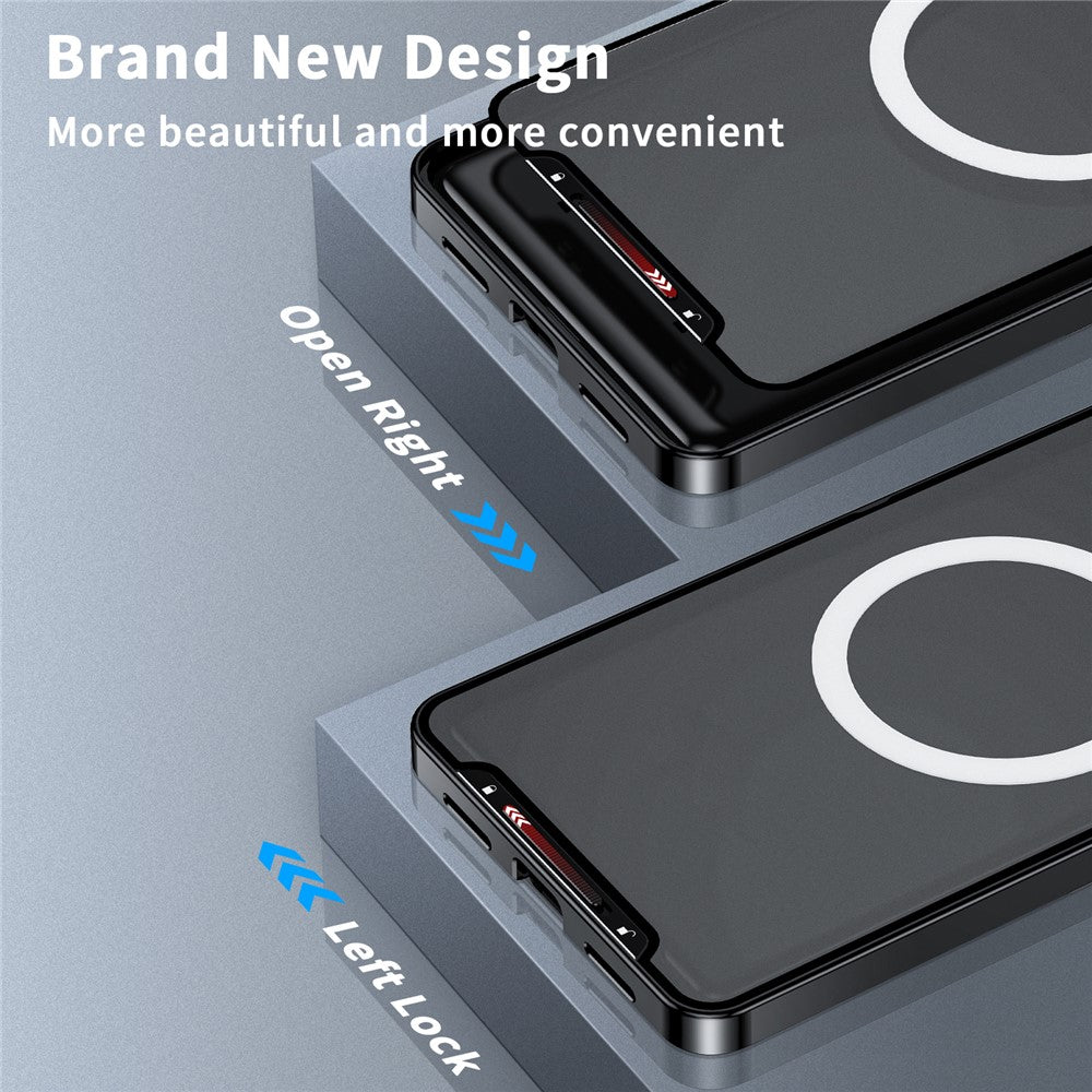Samsung Galaxy S23 Ultra Reptåligt Matt Mobilskal TPU Baksida + Elektroplätering Metallkant Integrerat Linsskydd mobilskal