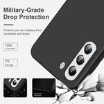 Liquid Series for Samsung Galaxy S23 Soft TPU Magnetic Phone Case Rubberized Drop-proof Mobile Phone Back Cover Support Wireless Charging
