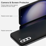 Liquid Series for Samsung Galaxy S23 Soft TPU Magnetic Phone Case Rubberized Drop-proof Mobile Phone Back Cover Support Wireless Charging