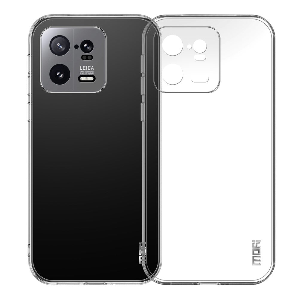 MOFI for Xiaomi 13 Pro 5G Protective Cell Phone Cover Crystal Clear Shockproof Soft TPU Case