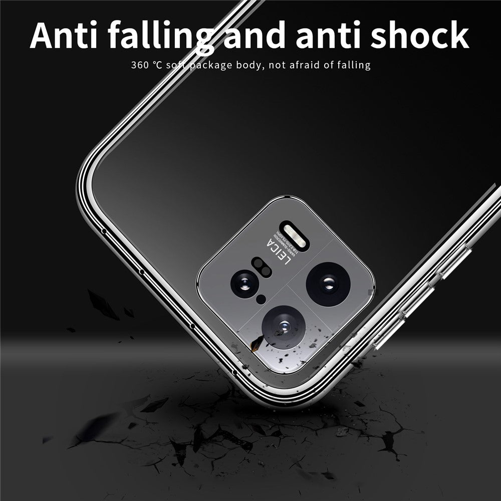MOFI for Xiaomi 13 Pro 5G Protective Cell Phone Cover Crystal Clear Shockproof Soft TPU Case