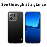 MOFI for Xiaomi 13 Pro 5G Protective Cell Phone Cover Crystal Clear Shockproof Soft TPU Case