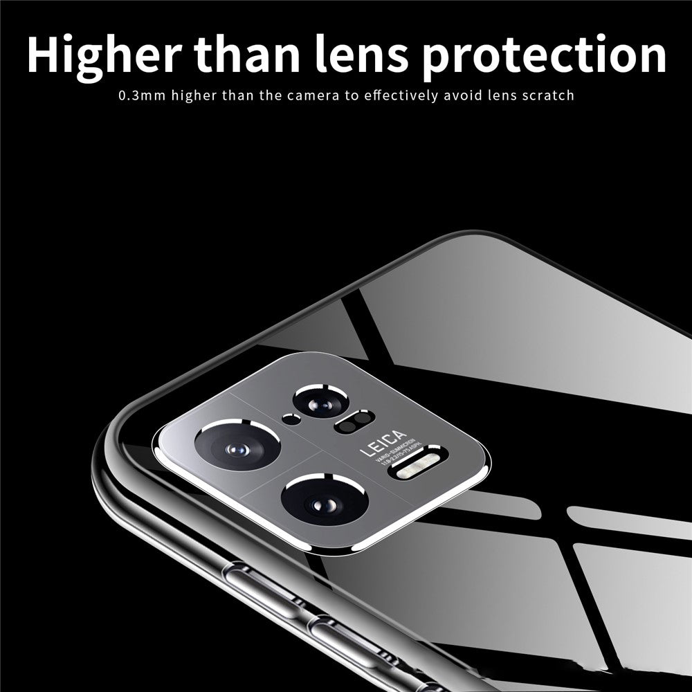 MOFI for Xiaomi 13 Pro 5G Protective Cell Phone Cover Crystal Clear Shockproof Soft TPU Case