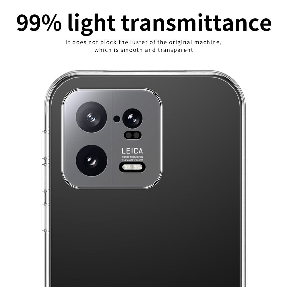 MOFI for Xiaomi 13 Pro 5G Protective Cell Phone Cover Crystal Clear Shockproof Soft TPU Case