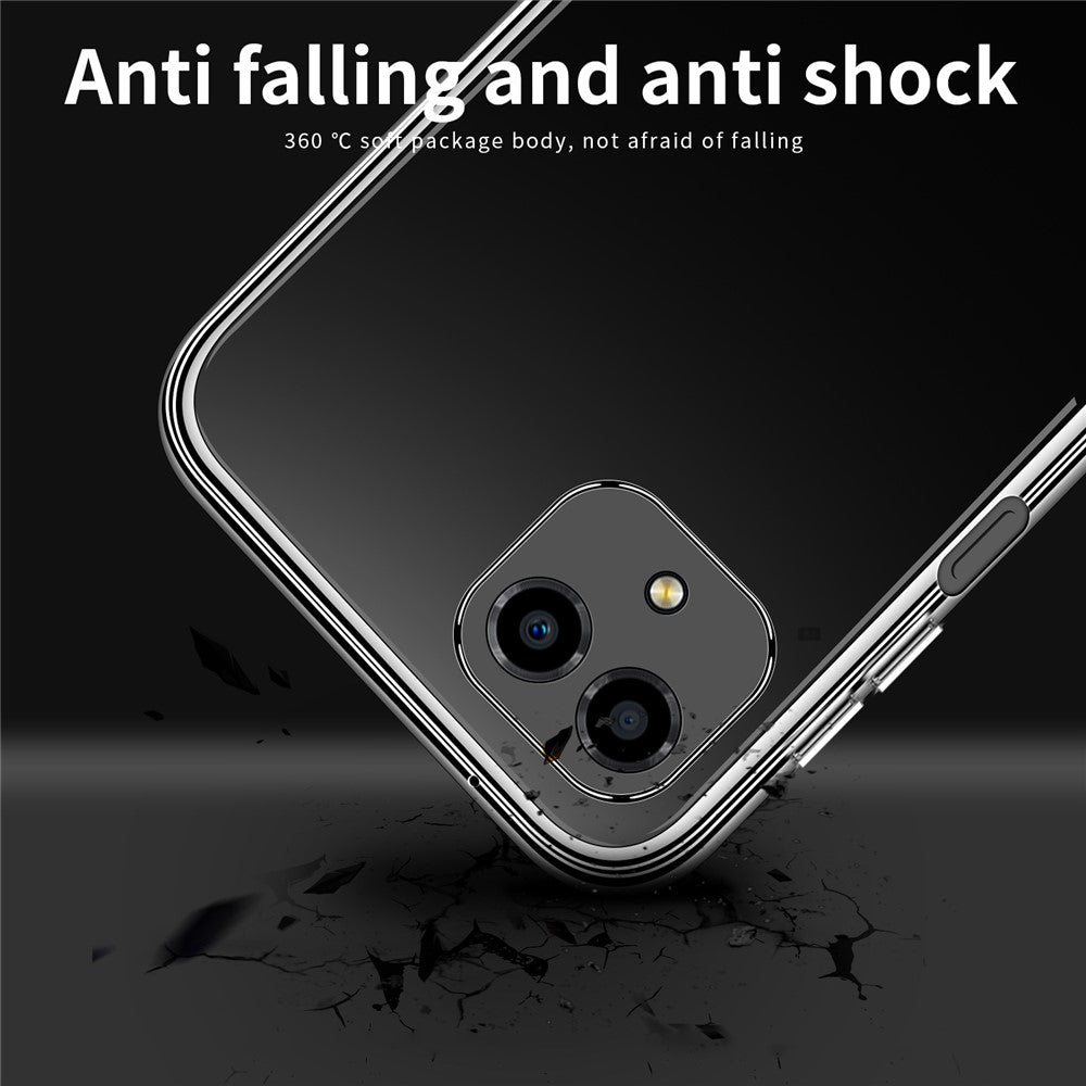 MOFI til Honor Play6C 4G Ridsefast Mobiltelefoncover Ultra Klart Fleksibelt TPU Beskyttelsescover