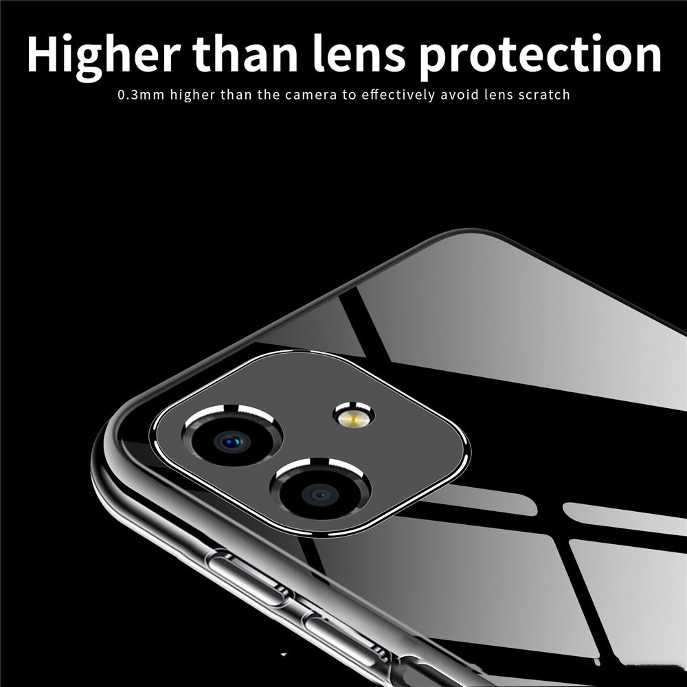 MOFI til Honor Play6C 4G Ridsefast Mobiltelefoncover Ultra Klart Fleksibelt TPU Beskyttelsescover
