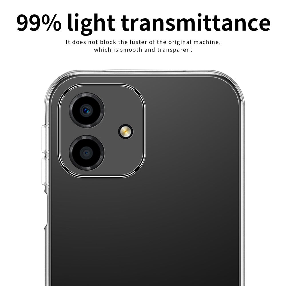 MOFI til Honor Play6C 4G Ridsefast Mobiltelefoncover Ultra Klart Fleksibelt TPU Beskyttelsescover