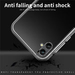 MOFI Back Shell for Samsung Galaxy A04e 4G / F04 4G / M04 4G, Drop Protection TPU Phone Case High Transparency Protective Cover