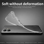 MOFI Back Shell for Samsung Galaxy A04e 4G / F04 4G / M04 4G, Drop Protection TPU Phone Case High Transparency Protective Cover