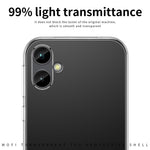 MOFI Back Shell for Samsung Galaxy A04e 4G / F04 4G / M04 4G, Drop Protection TPU Phone Case High Transparency Protective Cover