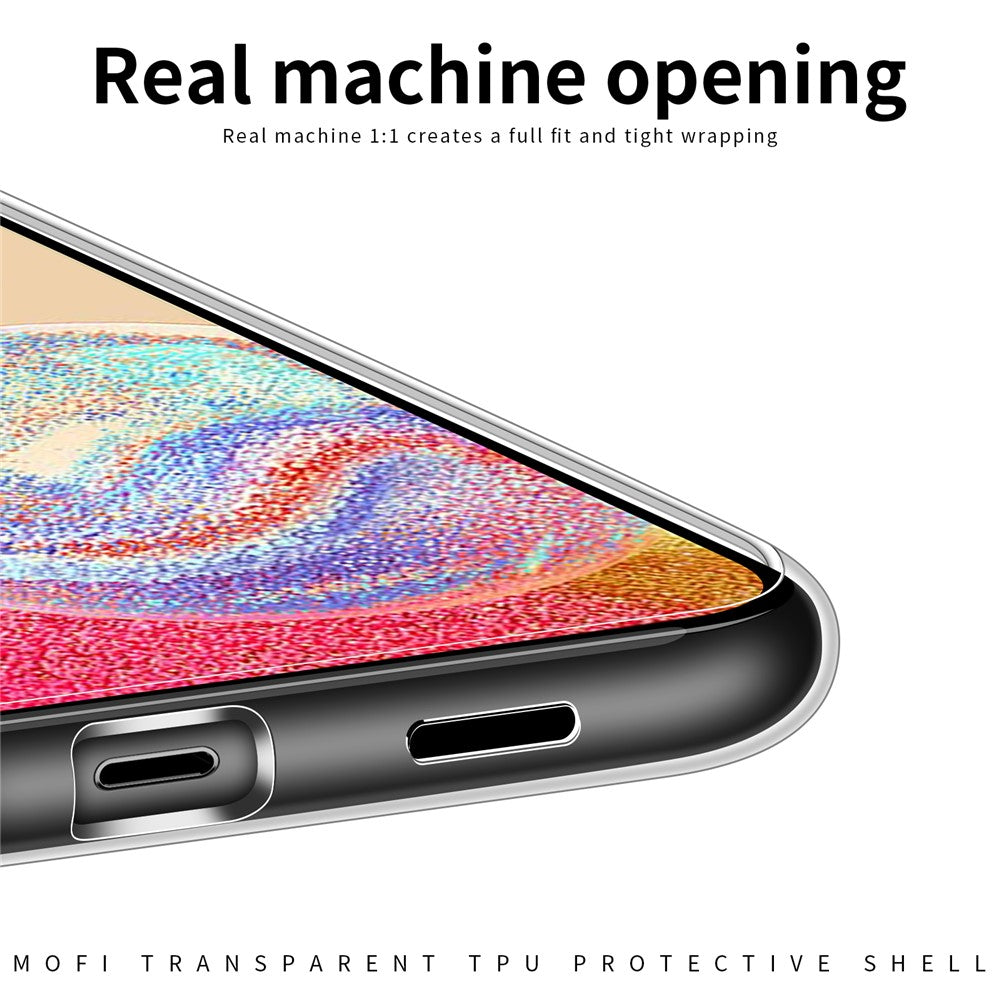 MOFI Back Shell for Samsung Galaxy A04e 4G / F04 4G / M04 4G, Drop Protection TPU Phone Case High Transparency Protective Cover