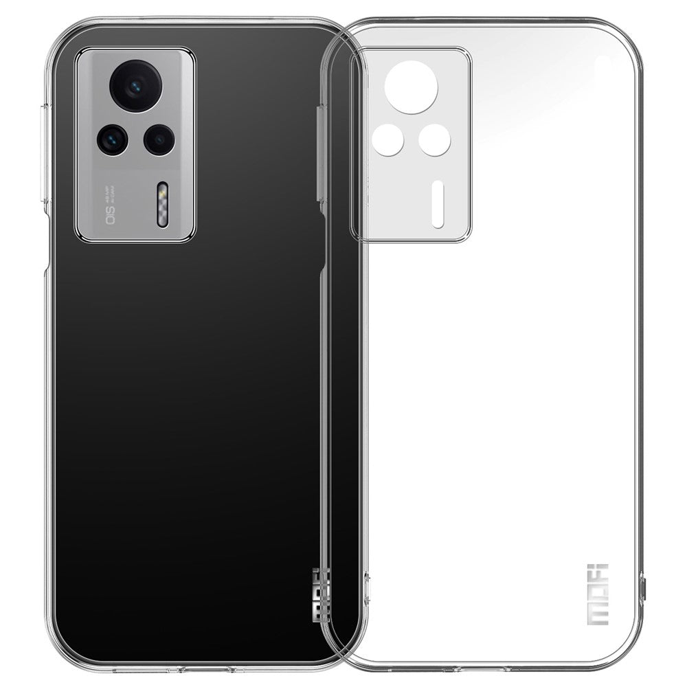 MOFI TPU Transparent Phone Case for Xiaomi Redmi K60E 5G, Drop Proof Cellphone Back Protector Cover