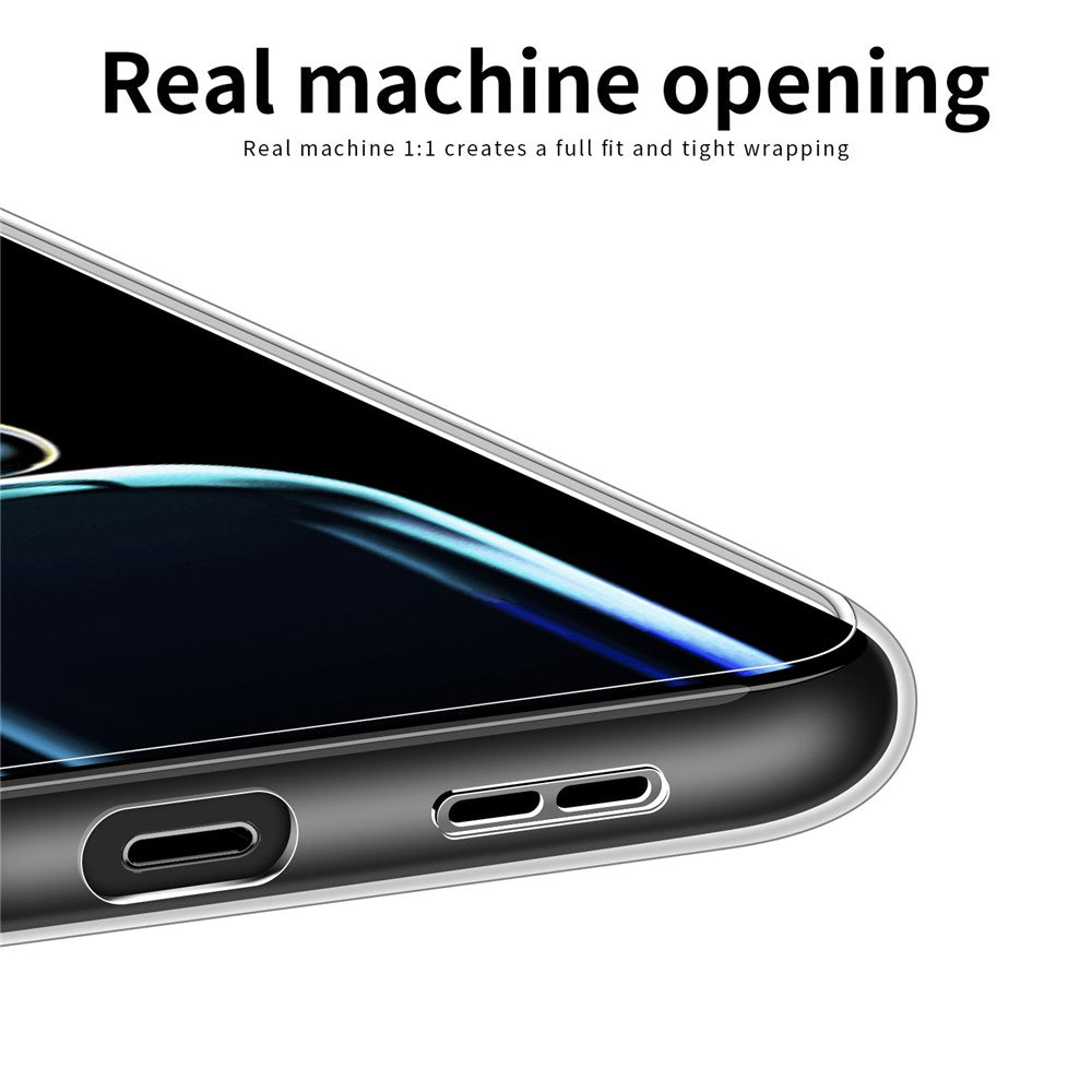 MOFI TPU Transparent Phone Case for Xiaomi Redmi K60E 5G, Drop Proof Cellphone Back Protector Cover