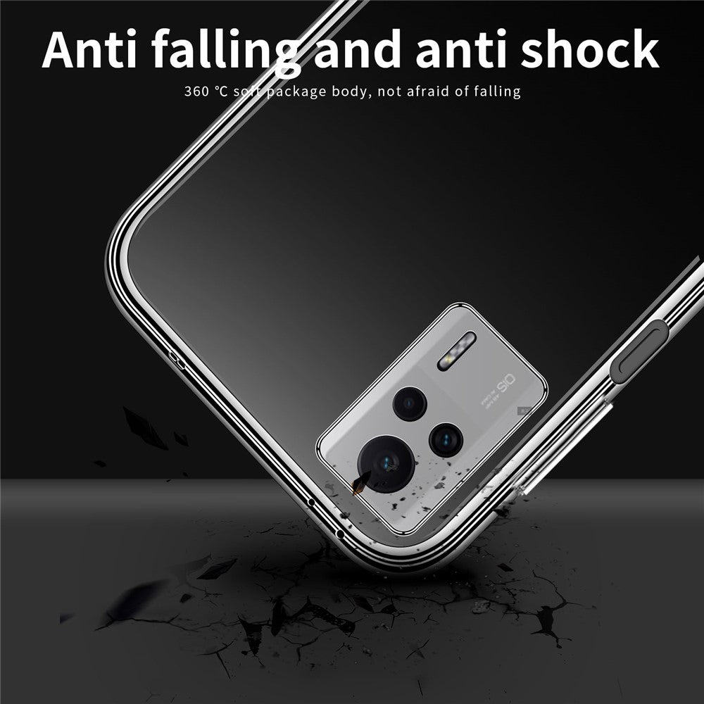 MOFI TPU Transparent Phone Case for Xiaomi Redmi K60E 5G, Drop Proof Cellphone Back Protector Cover