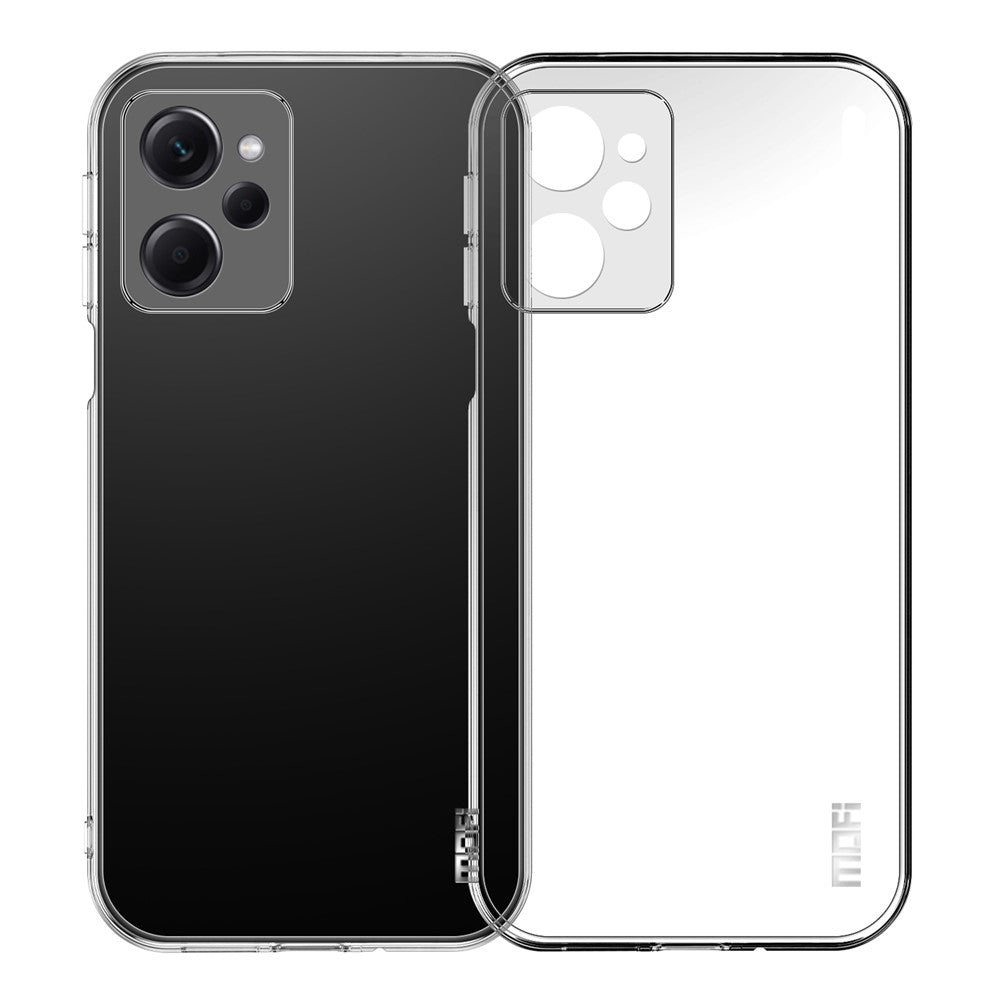 MOFI Anti-drop TPU Phone Case for Xiaomi Redmi Note 12 Pro Speed 5G / Poco X5 Pro 5G , Transparent Cellphone Back Protector Cover
