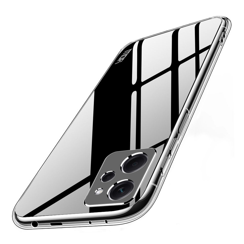 MOFI Anti-drop TPU Phone Case for Xiaomi Redmi Note 12 Pro Speed 5G / Poco X5 Pro 5G , Transparent Cellphone Back Protector Cover