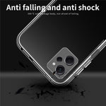 MOFI Anti-drop TPU Phone Case for Xiaomi Redmi Note 12 Pro Speed 5G / Poco X5 Pro 5G , Transparent Cellphone Back Protector Cover
