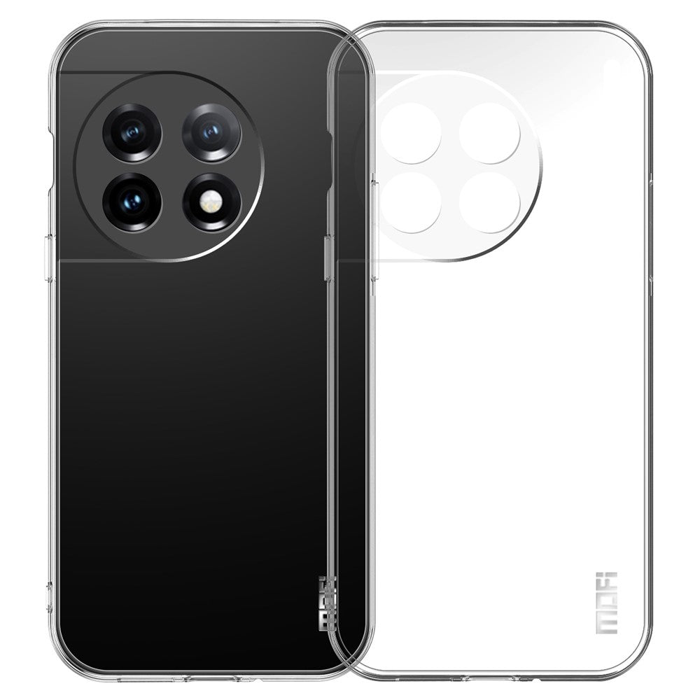 MOFI för OnePlus 11R 5G / Ace 2 5G Transparent mobilskal Flexibelt TPU Stoppsäkert Mobilmobilskal