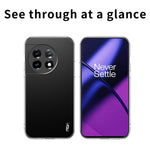 MOFI för OnePlus 11R 5G / Ace 2 5G Transparent mobilskal Flexibelt TPU Stoppsäkert Mobilmobilskal