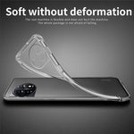 MOFI för OnePlus 11R 5G / Ace 2 5G Transparent mobilskal Flexibelt TPU Stoppsäkert Mobilmobilskal