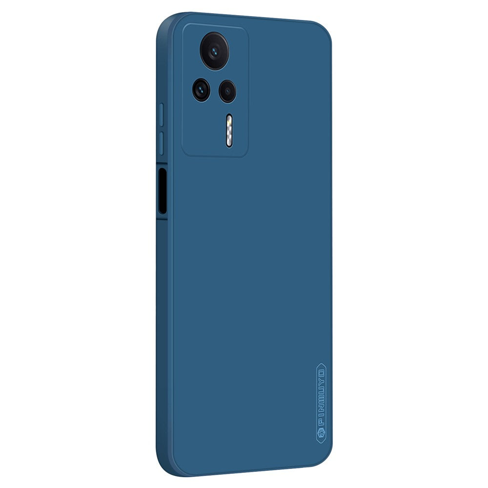 PINWUYO For Xiaomi Redmi K60E 5G TPU Phone Case Fiber Flocking Lining Precise Cutouts Cover