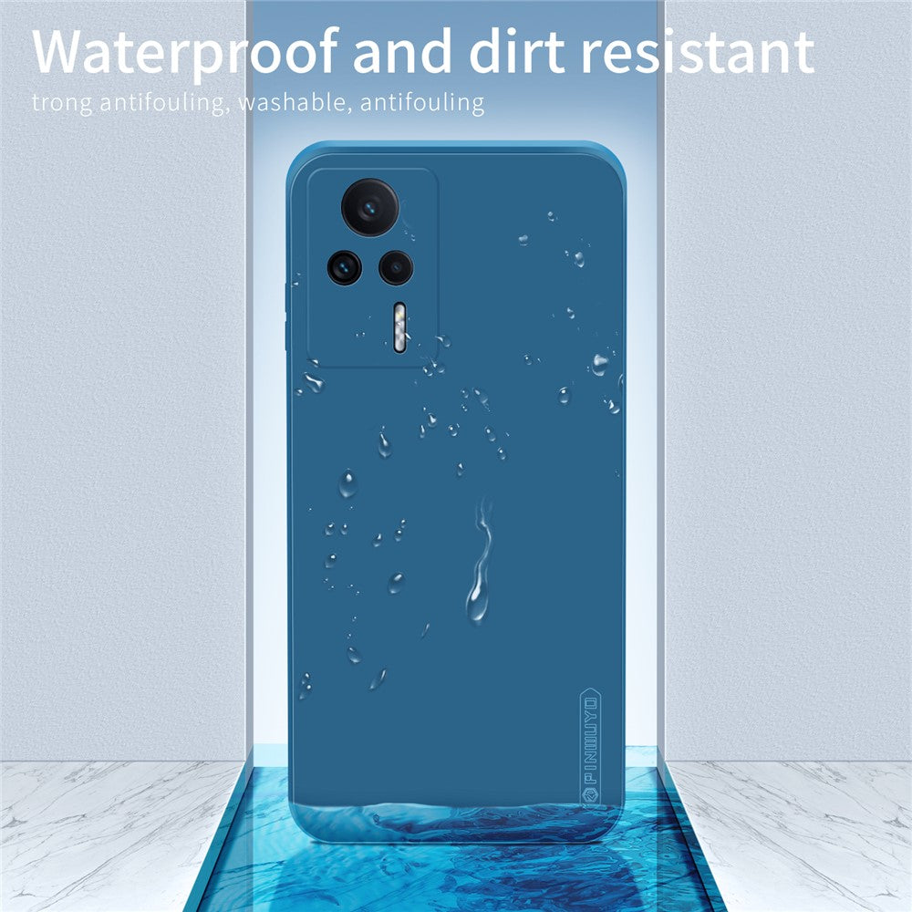 PINWUYO For Xiaomi Redmi K60E 5G TPU Phone Case Fiber Flocking Lining Precise Cutouts Cover