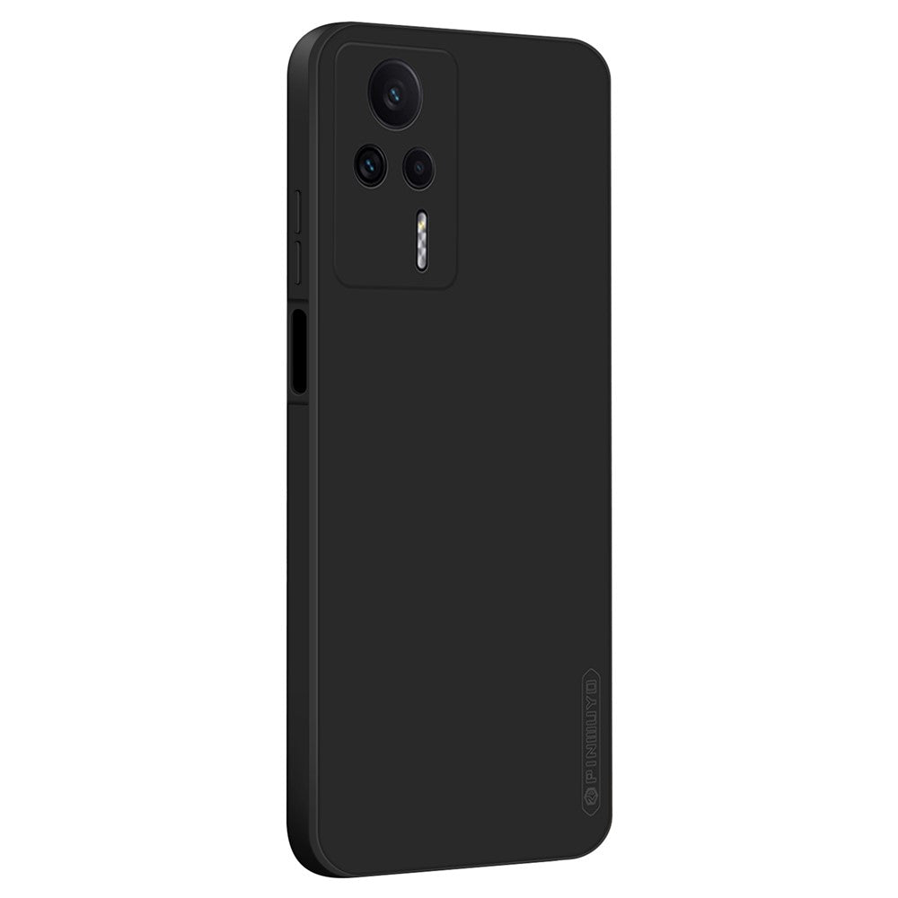 PINWUYO For Xiaomi Redmi K60E 5G TPU Phone Case Fiber Flocking Lining Precise Cutouts Cover