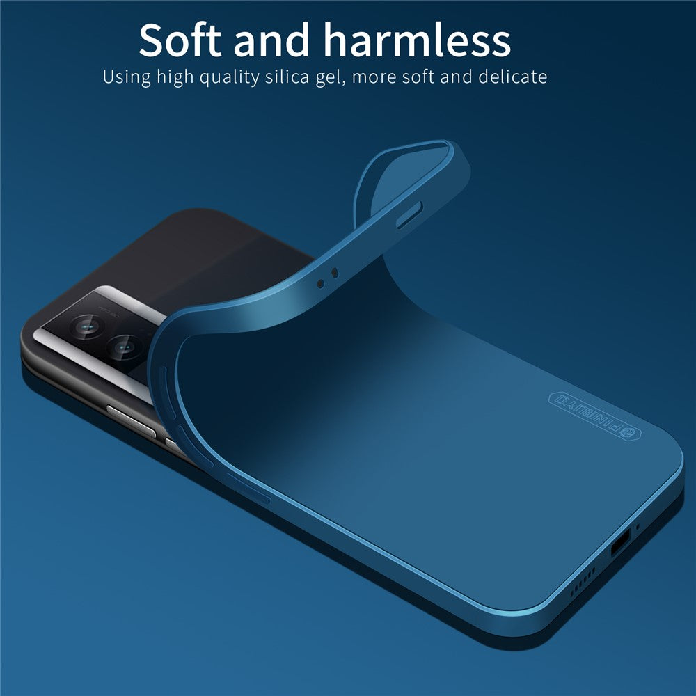 PINWUYO JK TPU-2 Series Phone Case for Xiaomi Poco F5 Pro 5G / Redmi K60 Pro 5G / K60 5G Fiber Flocking Lining Soft TPU Phone Cover