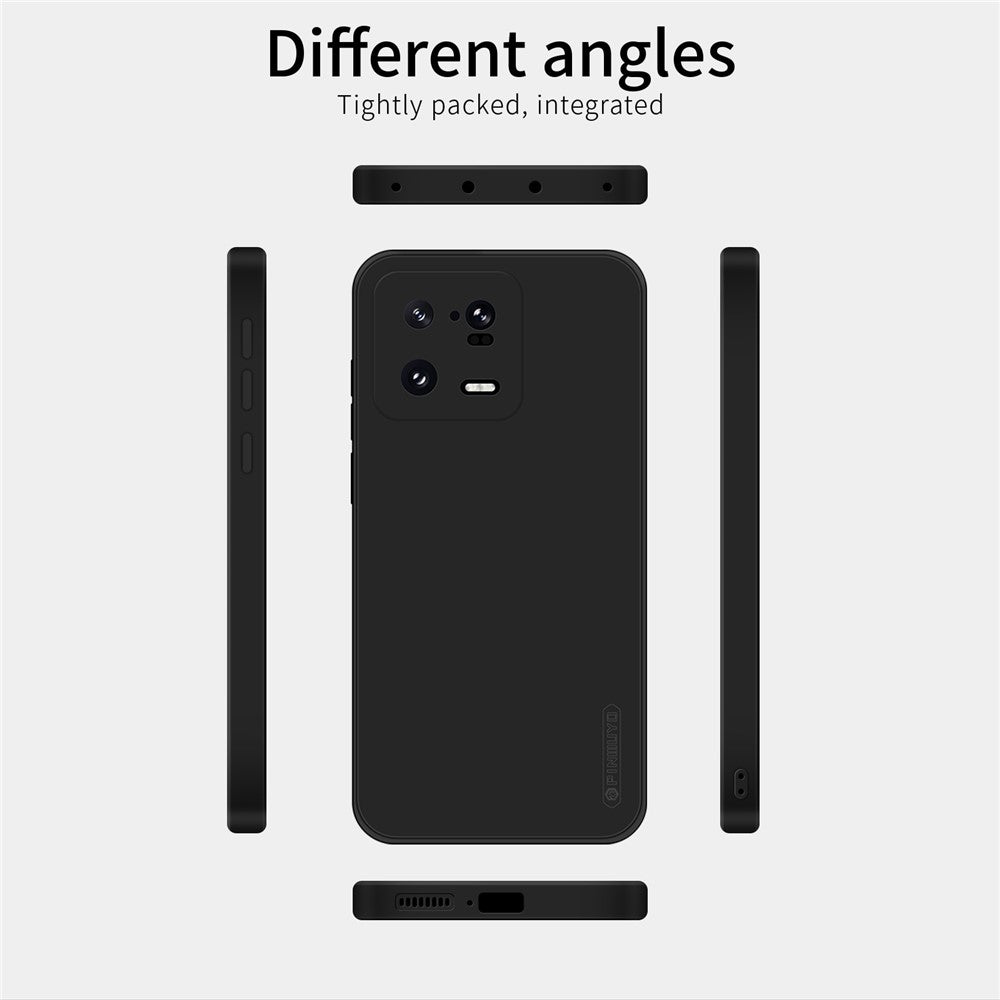 PINWUYO For Xiaomi 13 Pro 5G TPU Phone Case Fiber Flocking Lining Cell Phone Cover