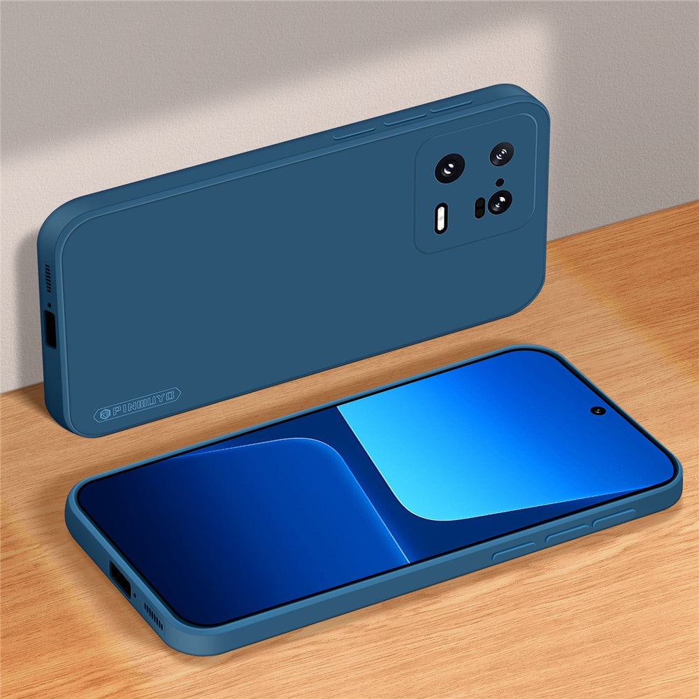 PINWUYO For Xiaomi 13 Pro 5G TPU Phone Case Fiber Flocking Lining Cell Phone Cover
