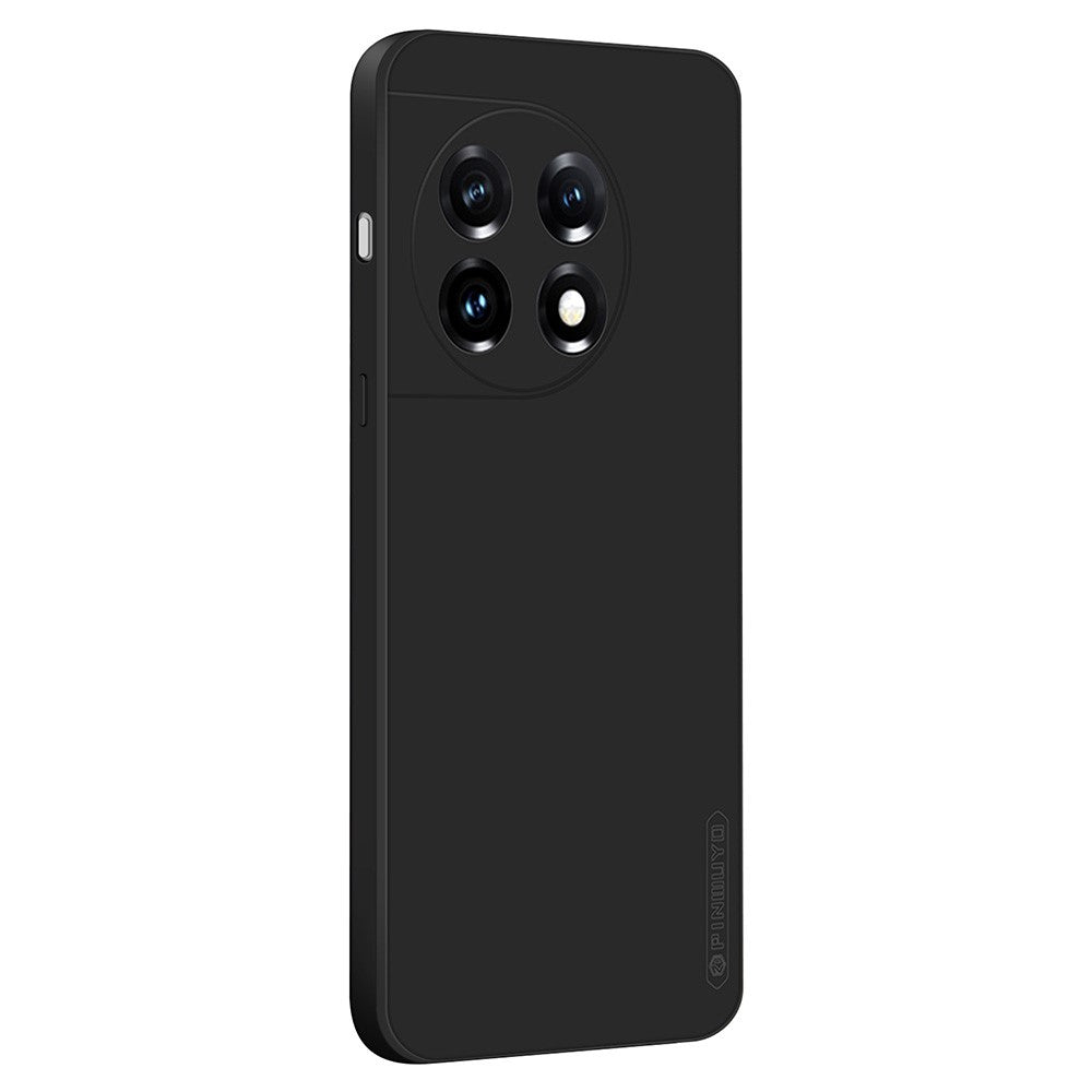 PINWUYO För OnePlus 11 5G mobilskal Fiberflockning Foder Kameralinsskydd TPU Skydd