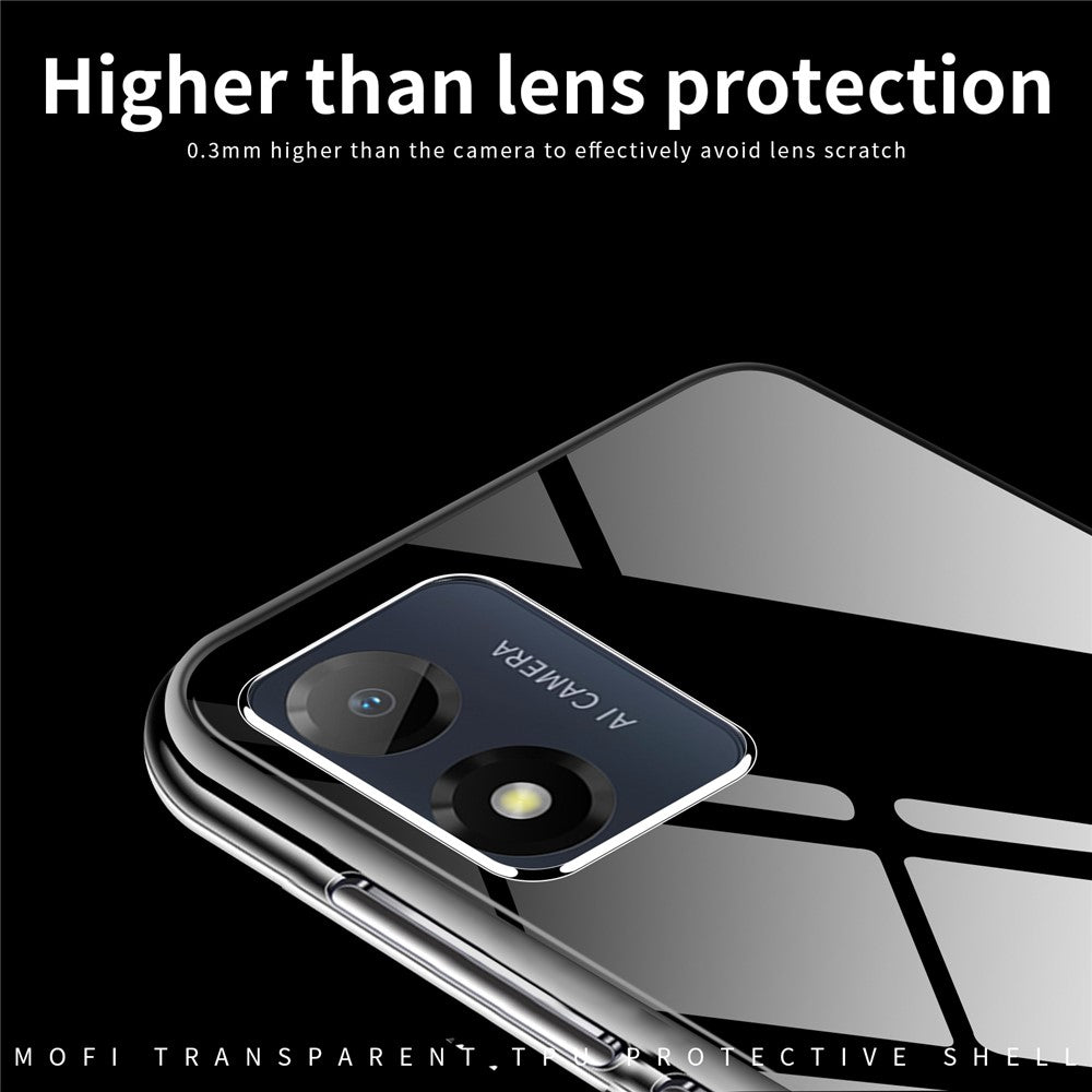MOFI Til Motorola Moto E13 4G Blødt TPU Telefoncover Gennemsigtigt Anti-fald Mobiltelefoncover