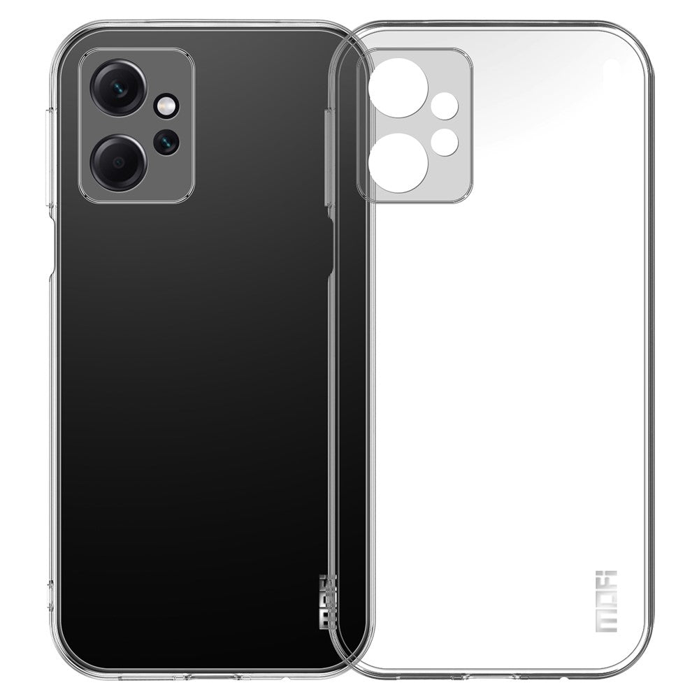 MOFI For Xiaomi Redmi Note 12 4G Drop Resistant Transparent Case Soft TPU Phone Cover