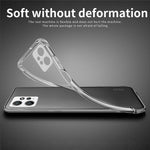 MOFI For Xiaomi Redmi Note 12 4G Drop Resistant Transparent Case Soft TPU Phone Cover