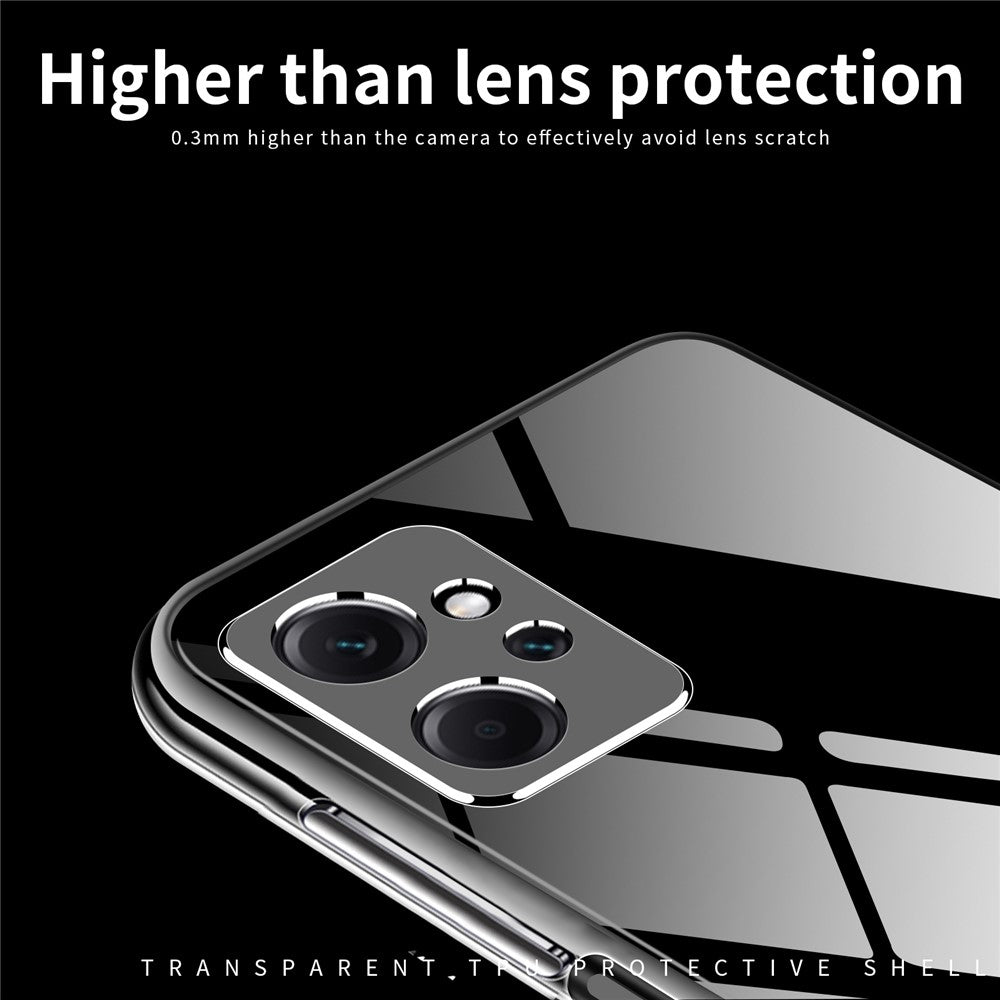 MOFI For Xiaomi Redmi Note 12 4G Drop Resistant Transparent Case Soft TPU Phone Cover