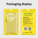 MOFI For Oppo Find X6 Pro Transparent Phone Case Shockproof Anti-drop TPU Phone Cover