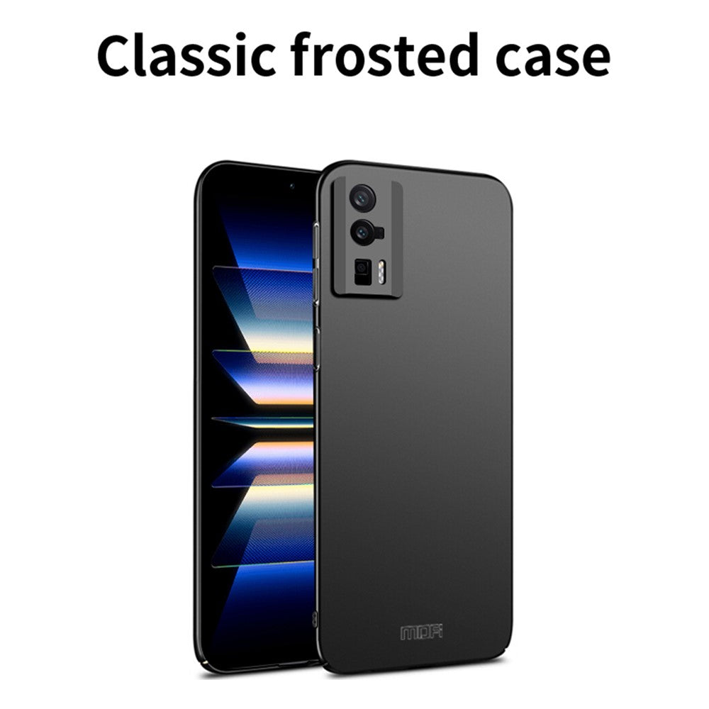 MOFI JK PC Series-1 Shield för Xiaomi Poco F5 Pro 5G / Redmi K60 Pro 5G / K60 5G anti-fingeravtryck hårt PC-skal matt mobilskal