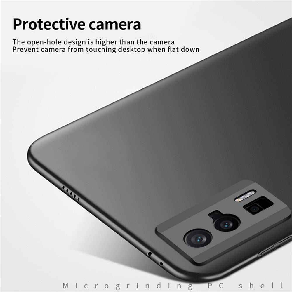 MOFI JK PC Series-1 Shield för Xiaomi Poco F5 Pro 5G / Redmi K60 Pro 5G / K60 5G anti-fingeravtryck hårt PC-skal matt mobilskal
