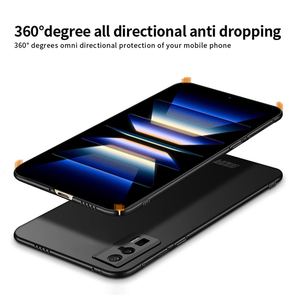MOFI JK PC Series-1 Shield för Xiaomi Poco F5 Pro 5G / Redmi K60 Pro 5G / K60 5G anti-fingeravtryck hårt PC-skal matt mobilskal