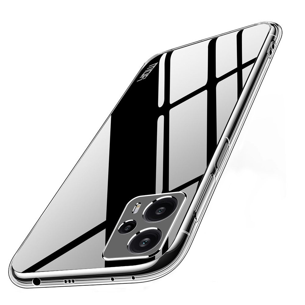 MOFI För Xiaomi Redmi Note 12 Turbo / Poco F5 5G Transparent TPU Skyddsskal Stötsäkert mobilfodral