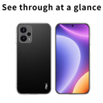 MOFI For Xiaomi Redmi Note 12 Turbo / Poco F5 5G Transparent TPU Protective Case Shockproof Phone Cover
