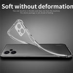 MOFI For Xiaomi Redmi Note 12 Turbo / Poco F5 5G Transparent TPU Protective Case Shockproof Phone Cover